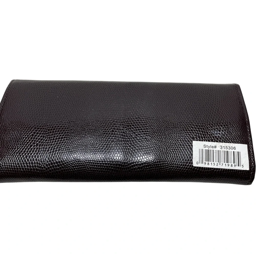 Wolf Leather‎ Jewelry Travel Case Luster Look 9x 4 (open 14